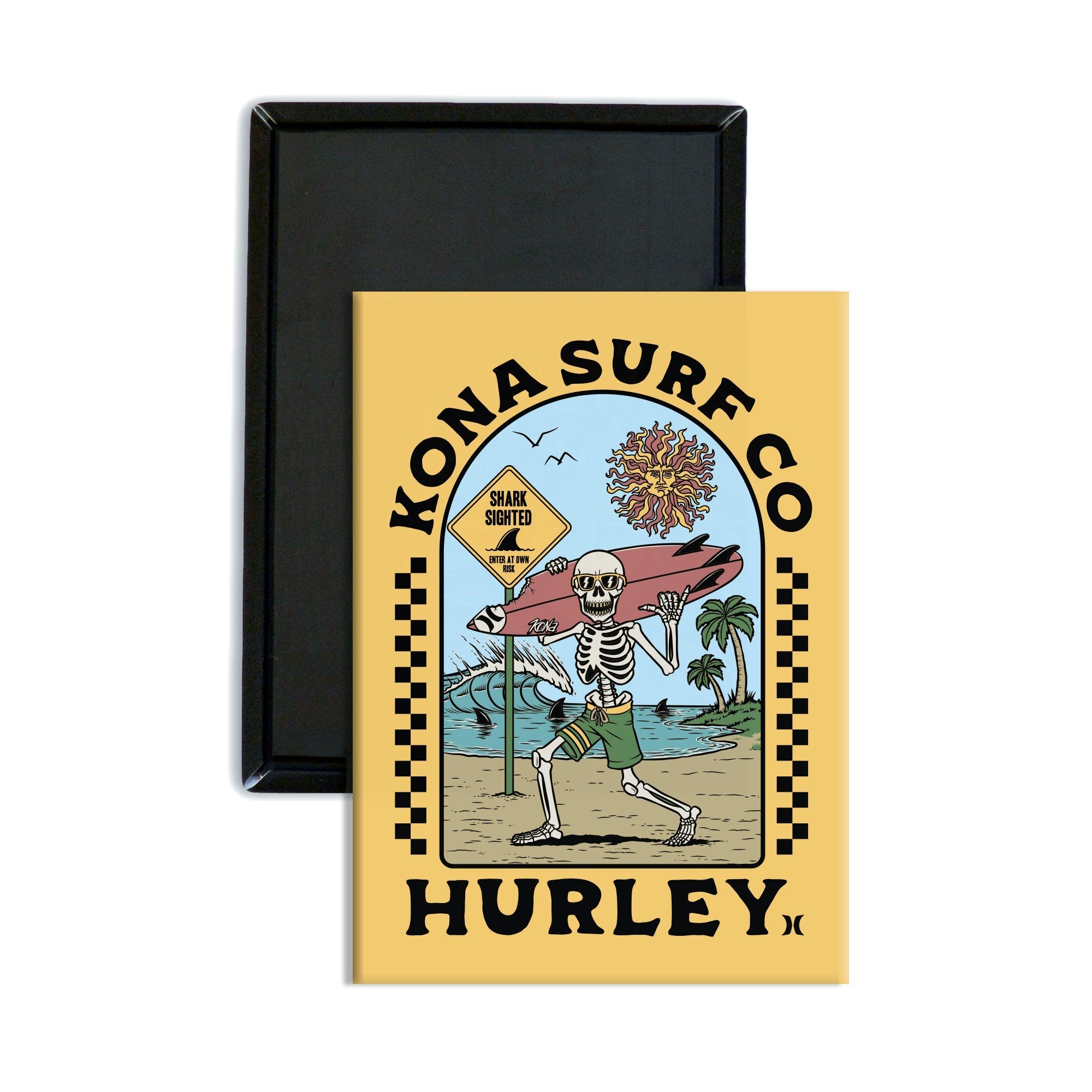 Kona x Hurley 2026 Collab Magnet