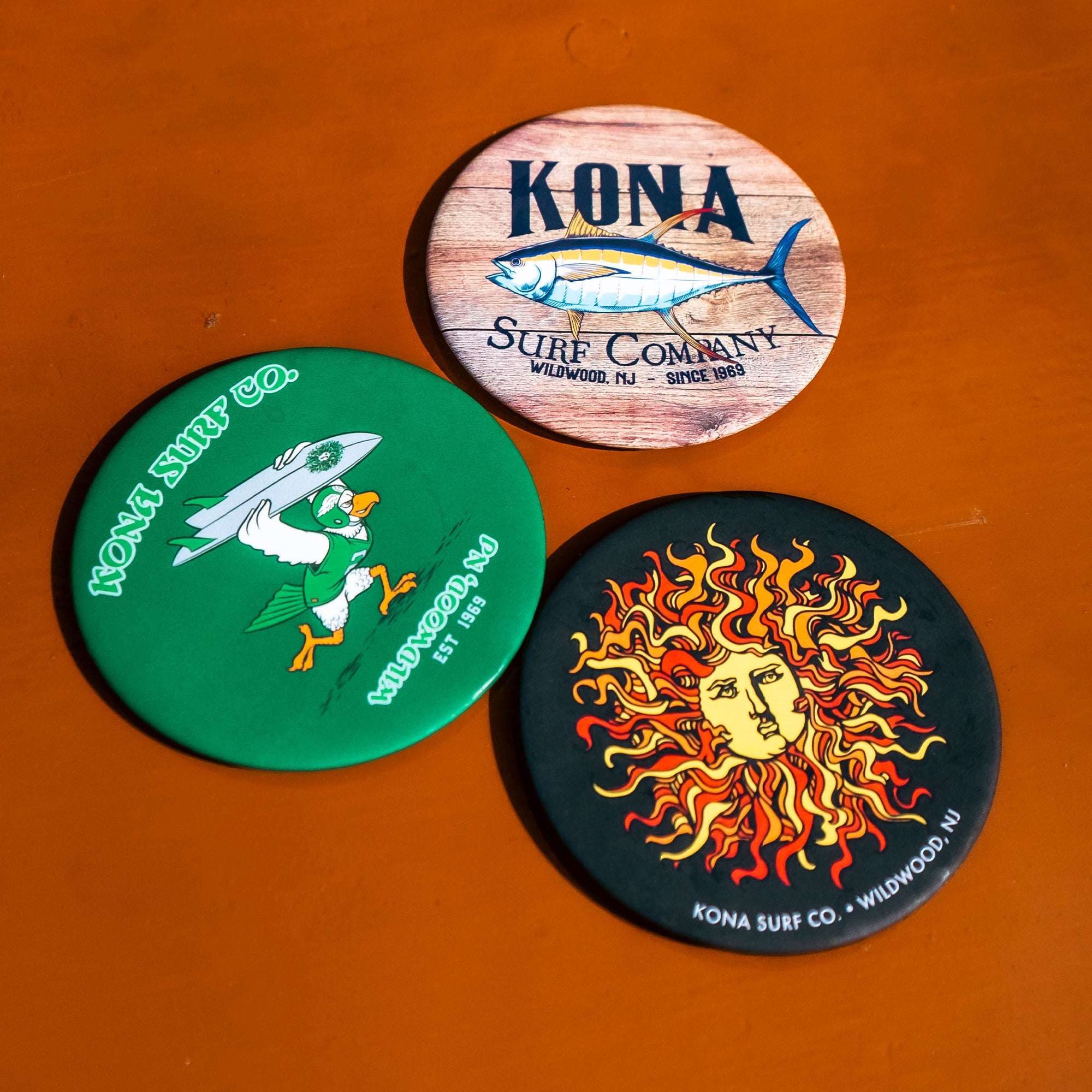 Evening Surfer Coaster Drinkware