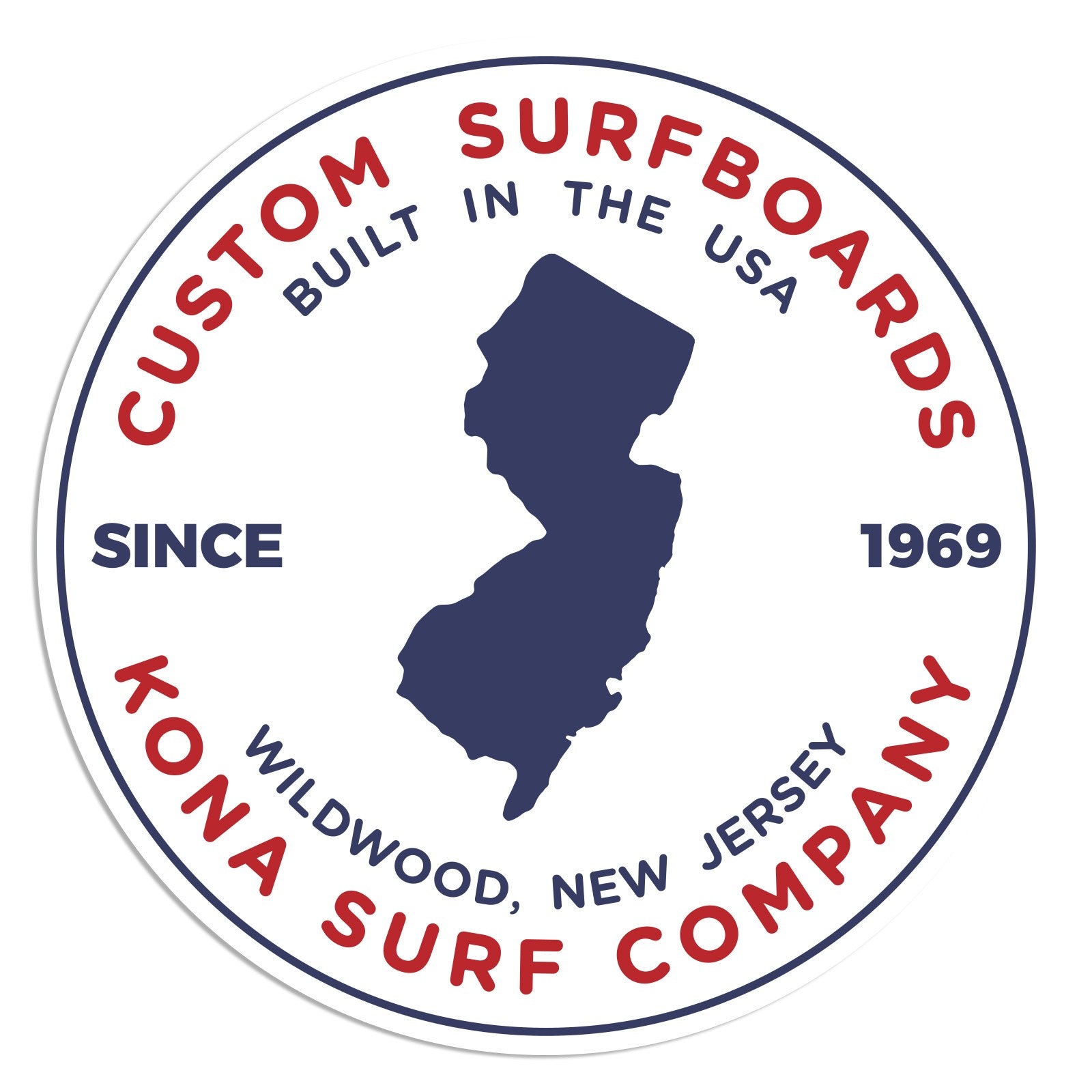 Built in Jersey Sticker