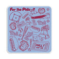 For the Phils Pattern Sticker
