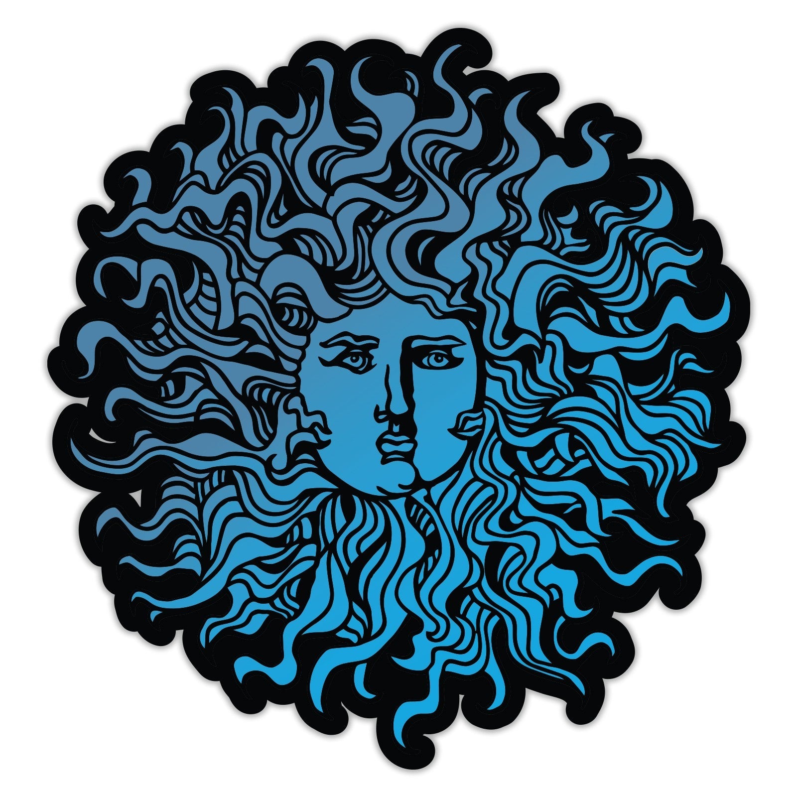 Original Sun Die Cut Sticker