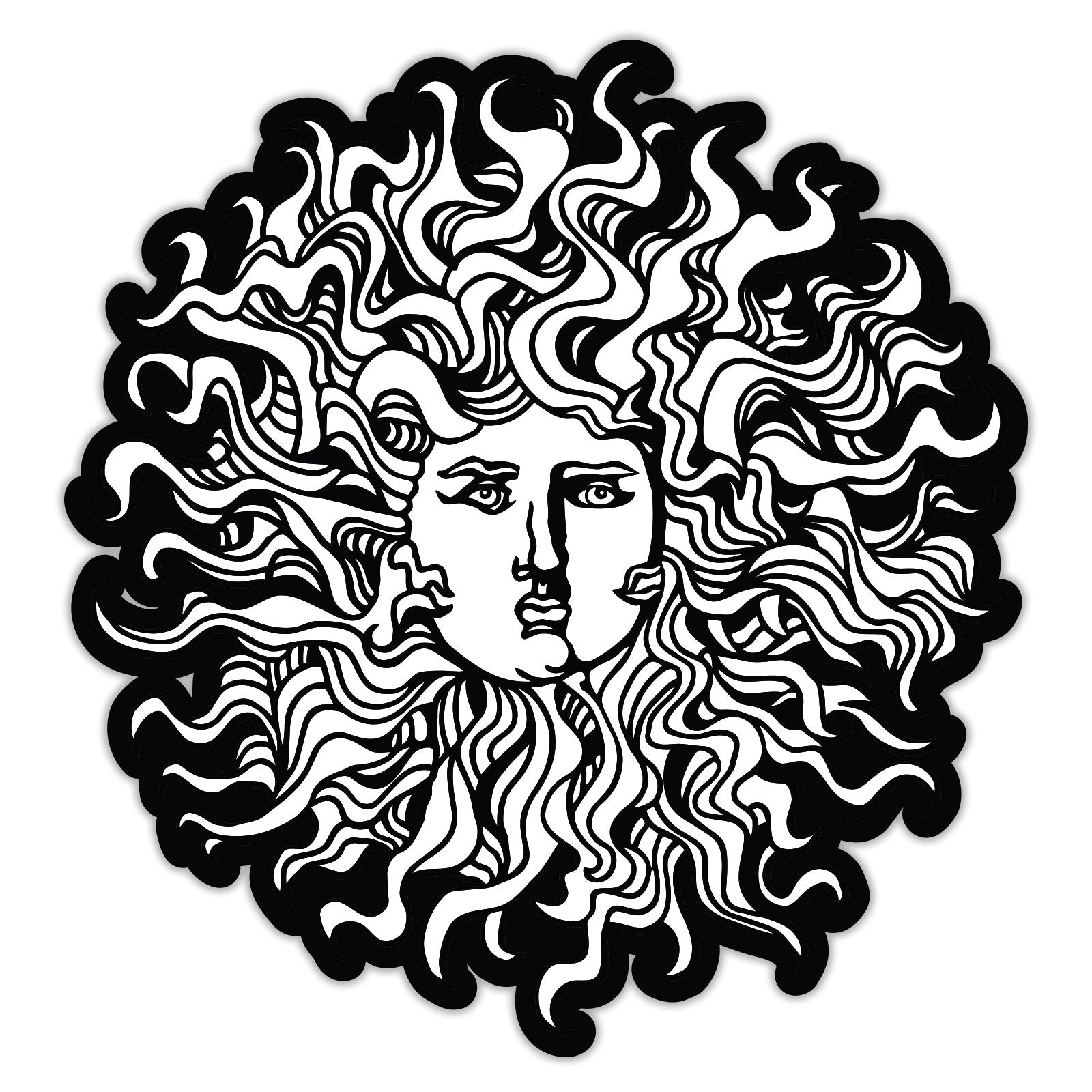 Original Sun Die Cut Sticker