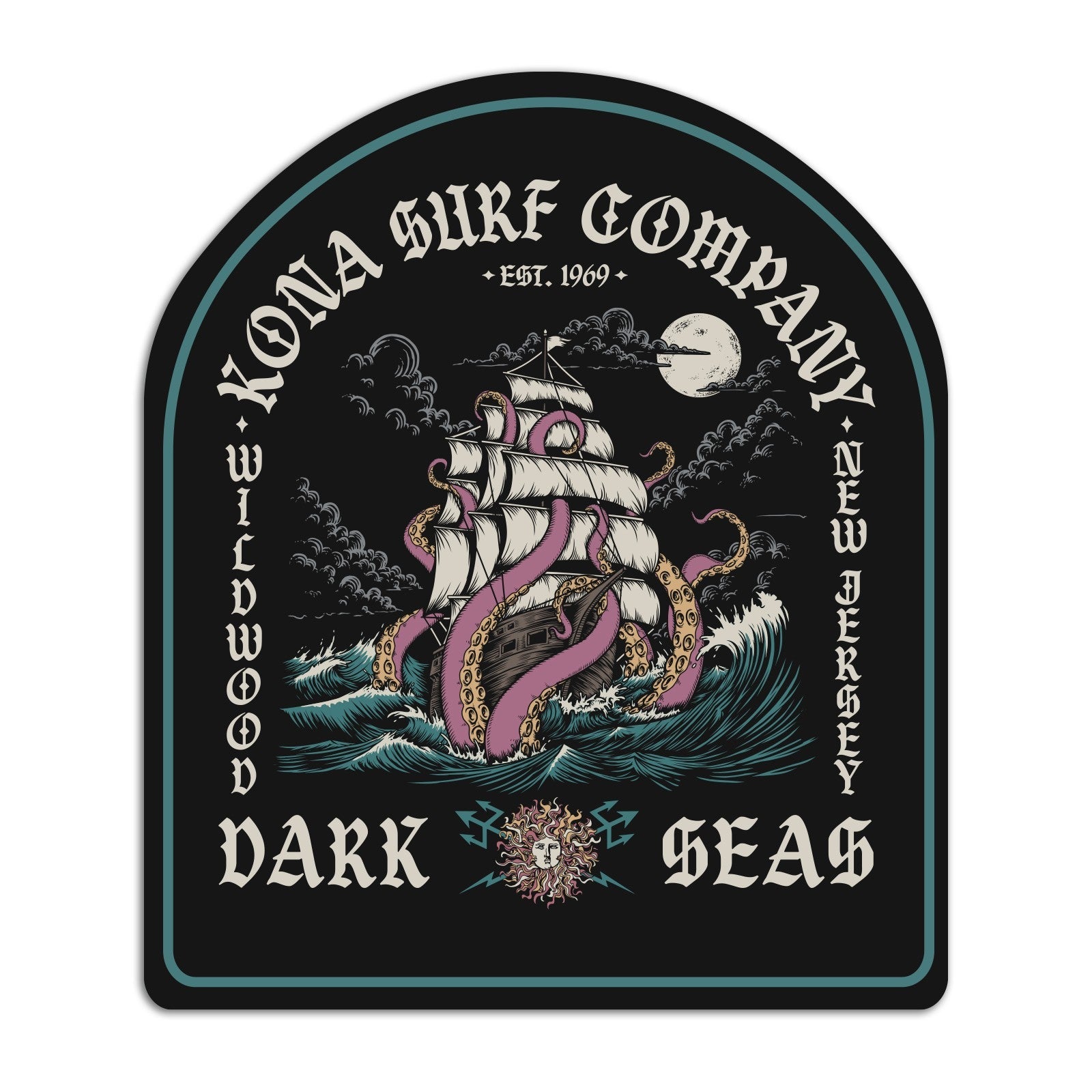 Kona x Dark Seas 2026 Collab Sticker