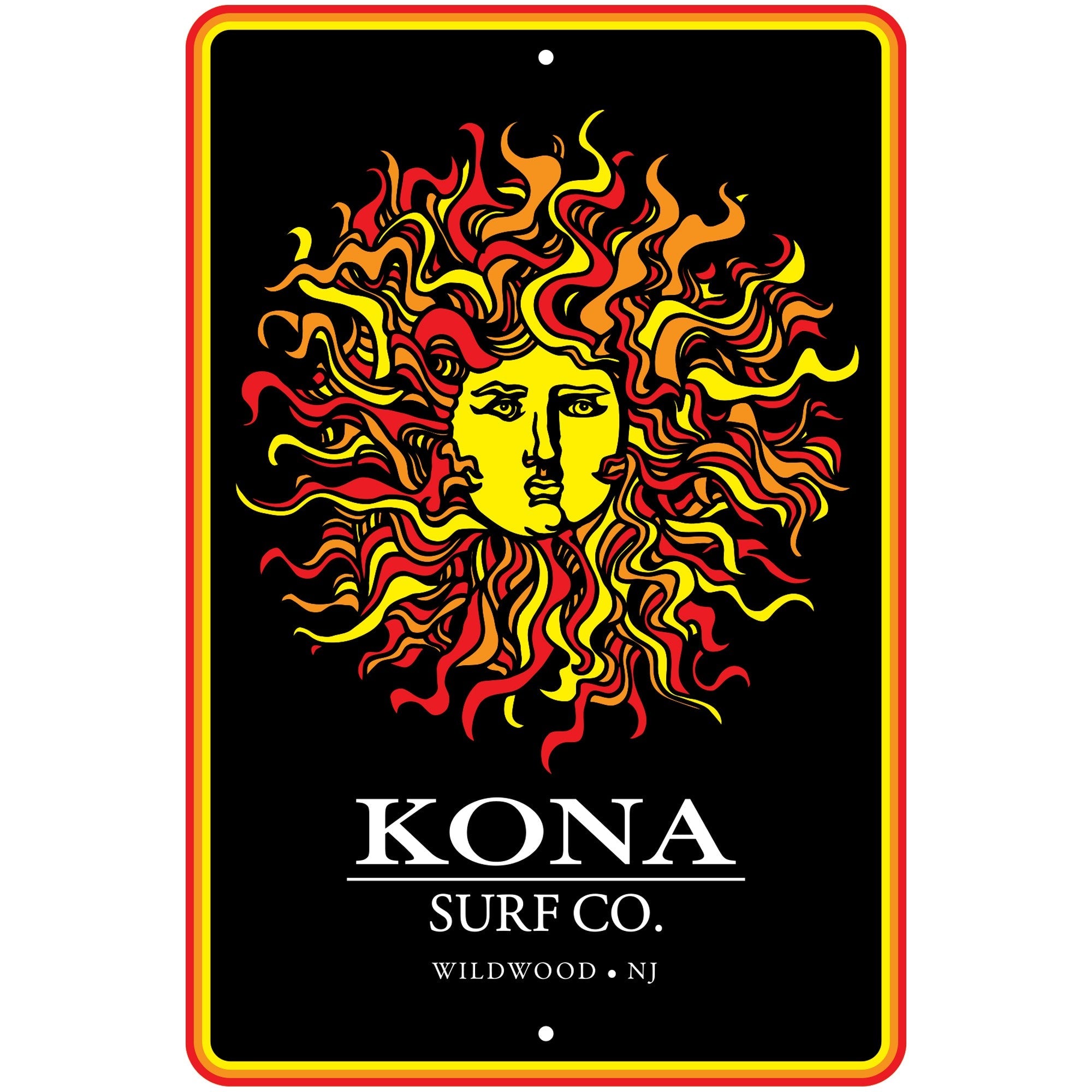 Original Sun Tin Sign