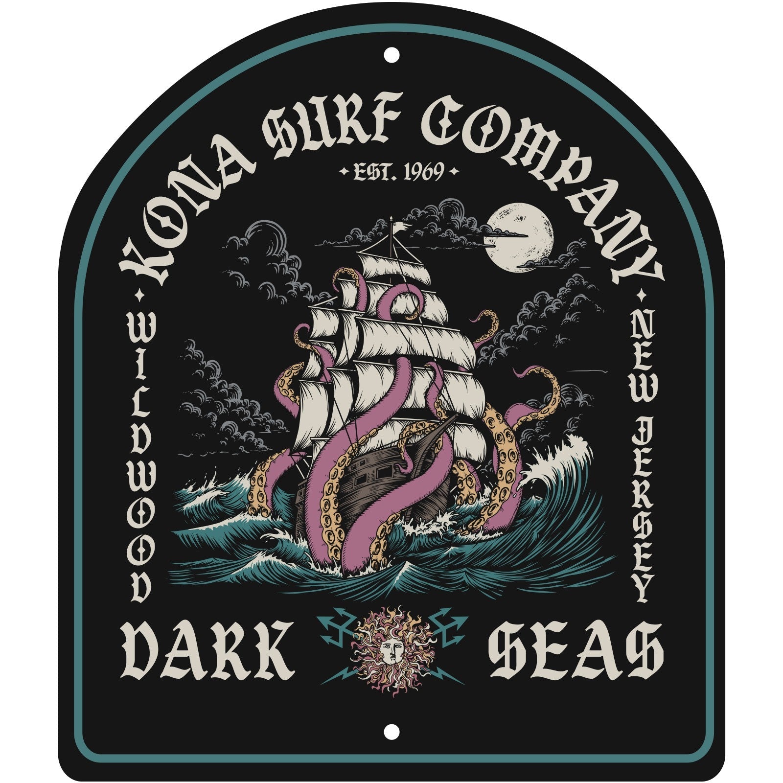 Kona x Dark Seas 2026 Collab Tin Sign