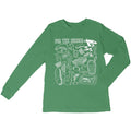 For The Birds Pattern Boys Long Sleeve Shirt