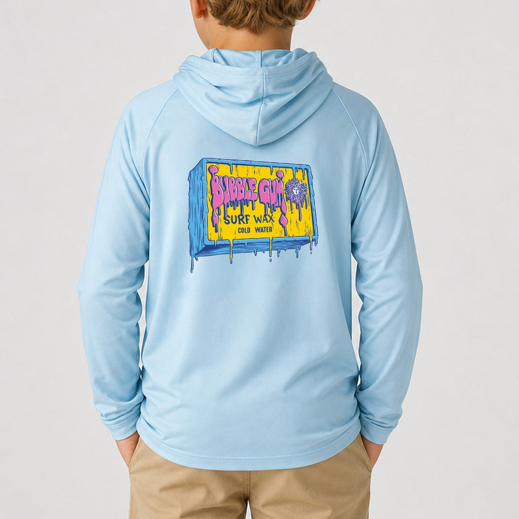 Kona x BubbleGum Collab Hooded Boys UV Sun Protection LS Shirt