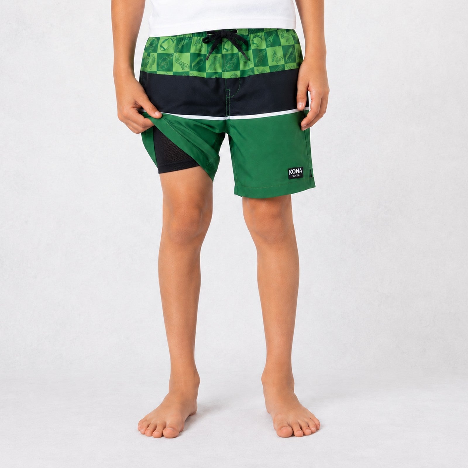Uncomplicated 15in w/ Liner Boys Elastic Boardshorts