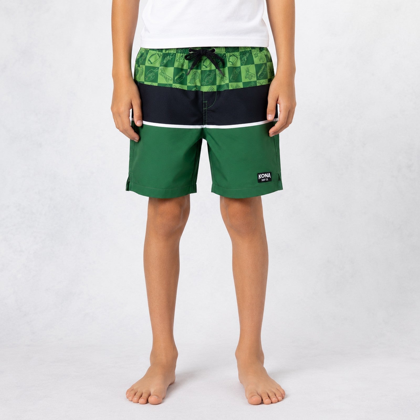 Uncomplicated 15in w/ Liner Boys Elastic Boardshorts