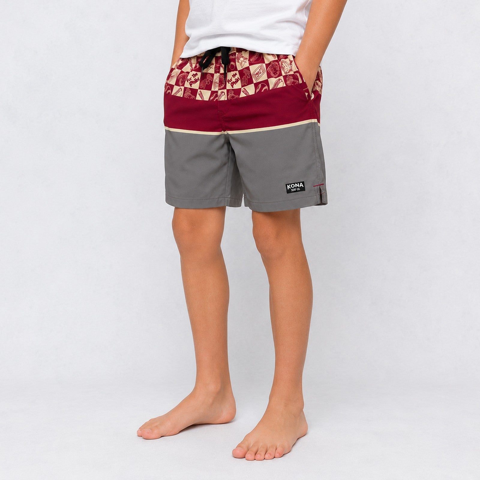 Uncomplicated 15in w/ Liner Boys Elastic Boardshorts