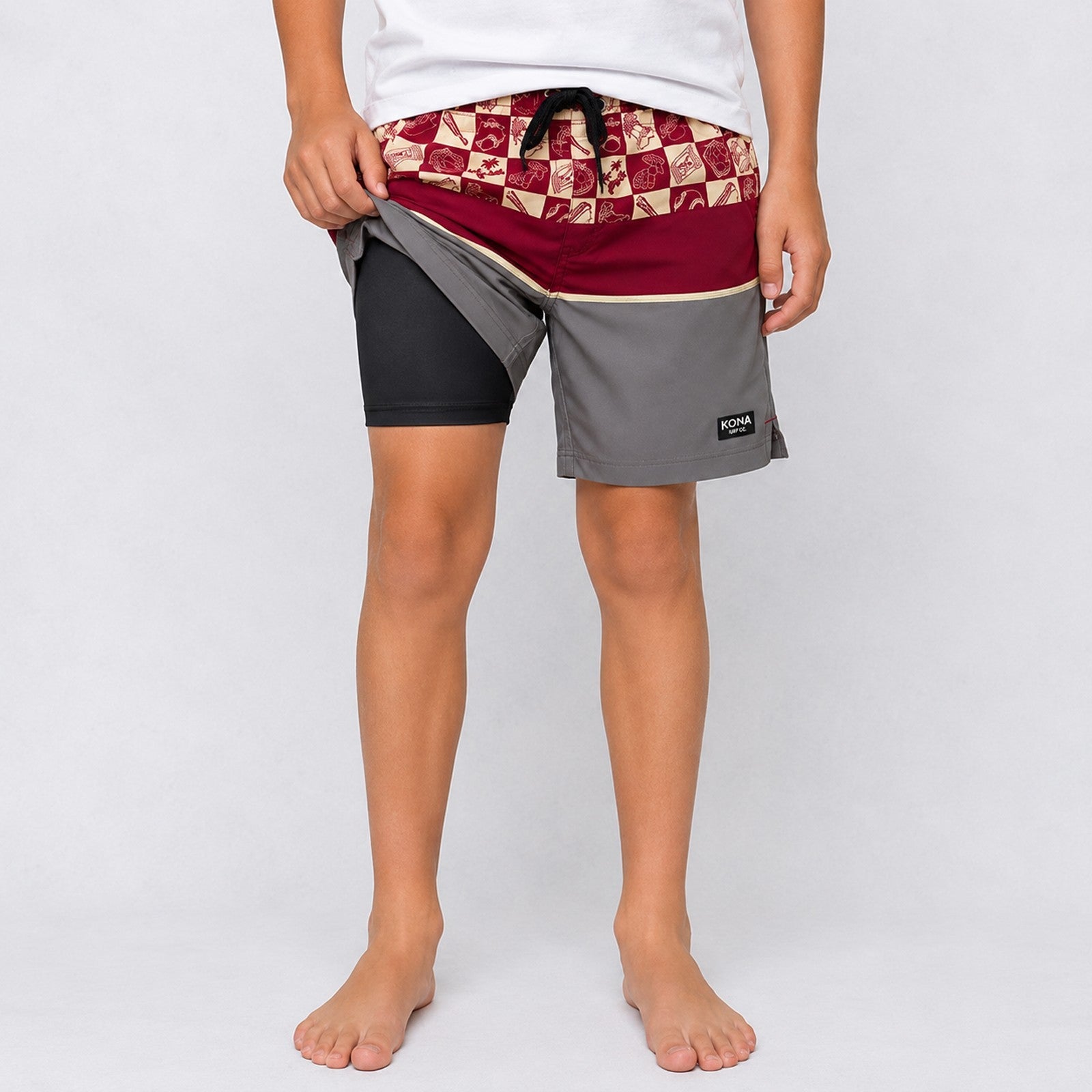 Uncomplicated 15in w/ Liner Boys Elastic Boardshorts