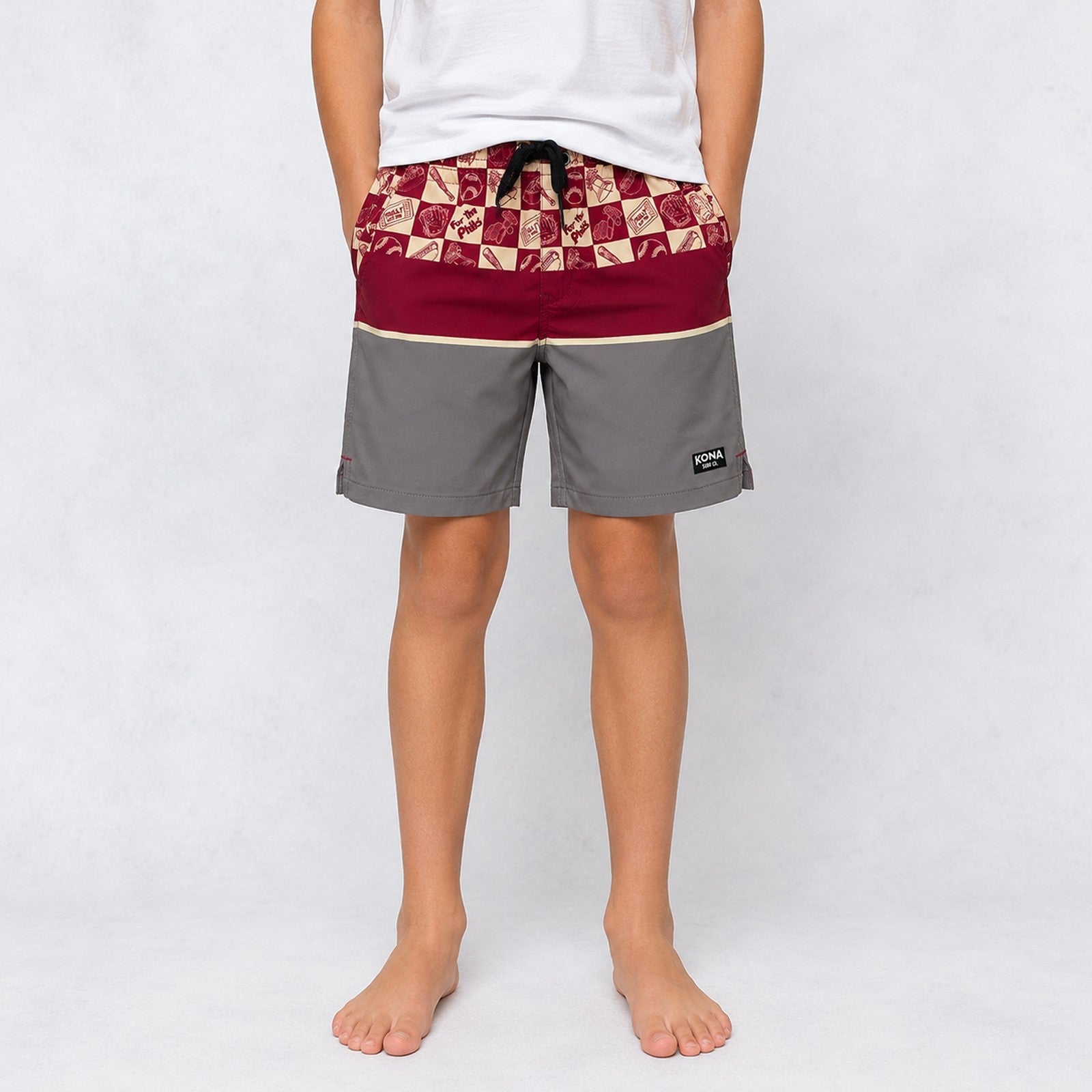 Uncomplicated 15in w/ Liner Boys Elastic Boardshorts