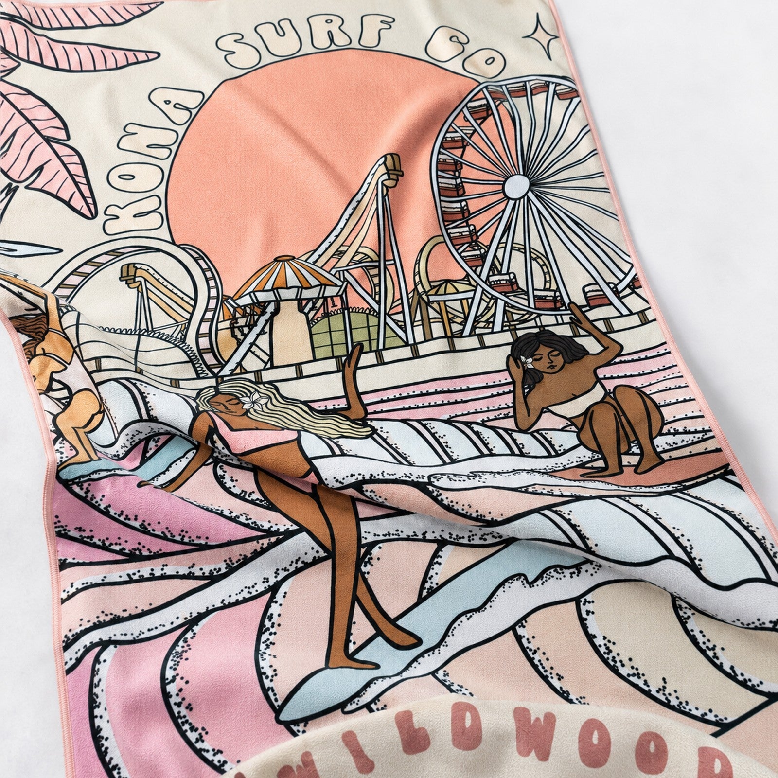 Slowtide x Kona Summer Sunrise Beach Towel