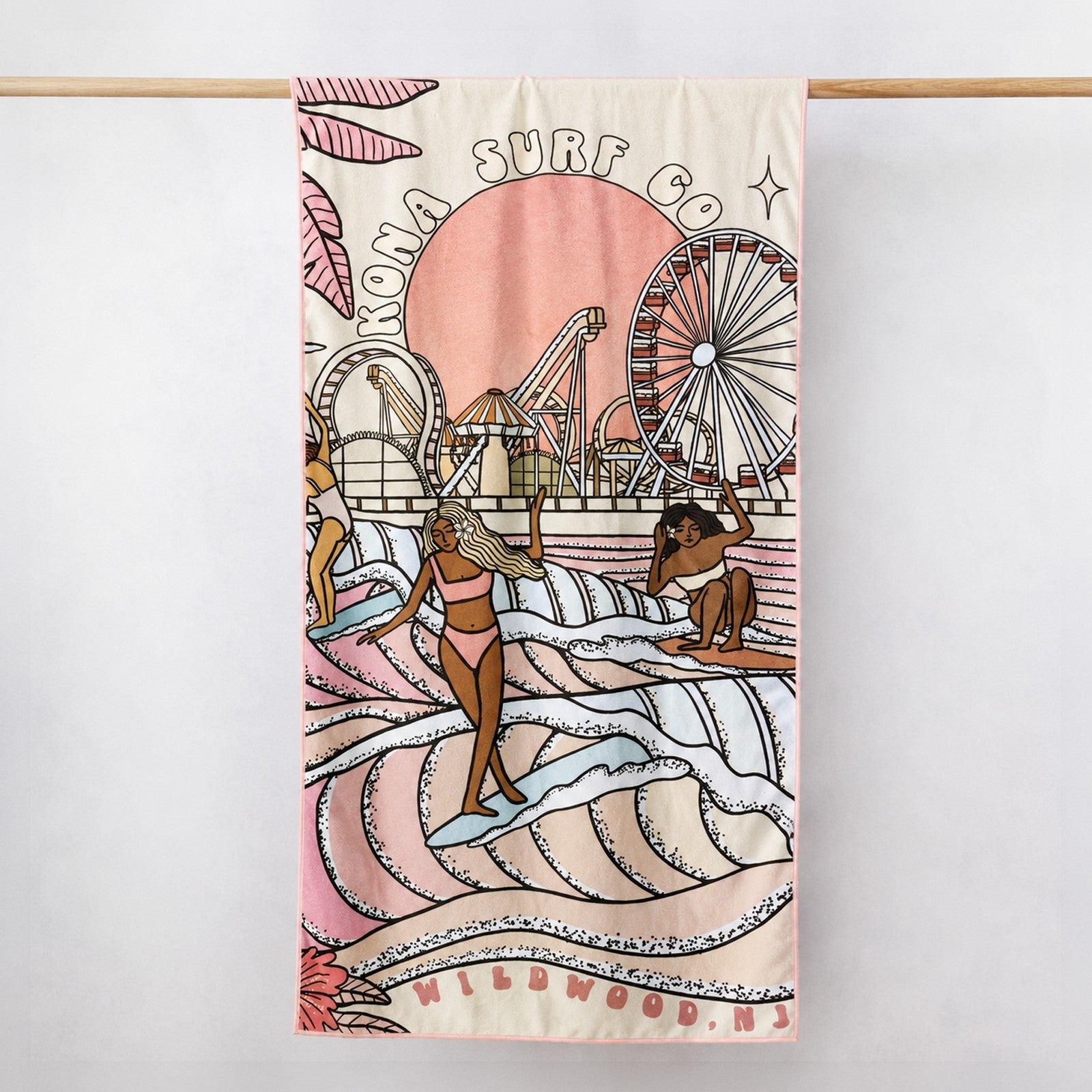 Slowtide x Kona Summer Sunrise Beach Towel