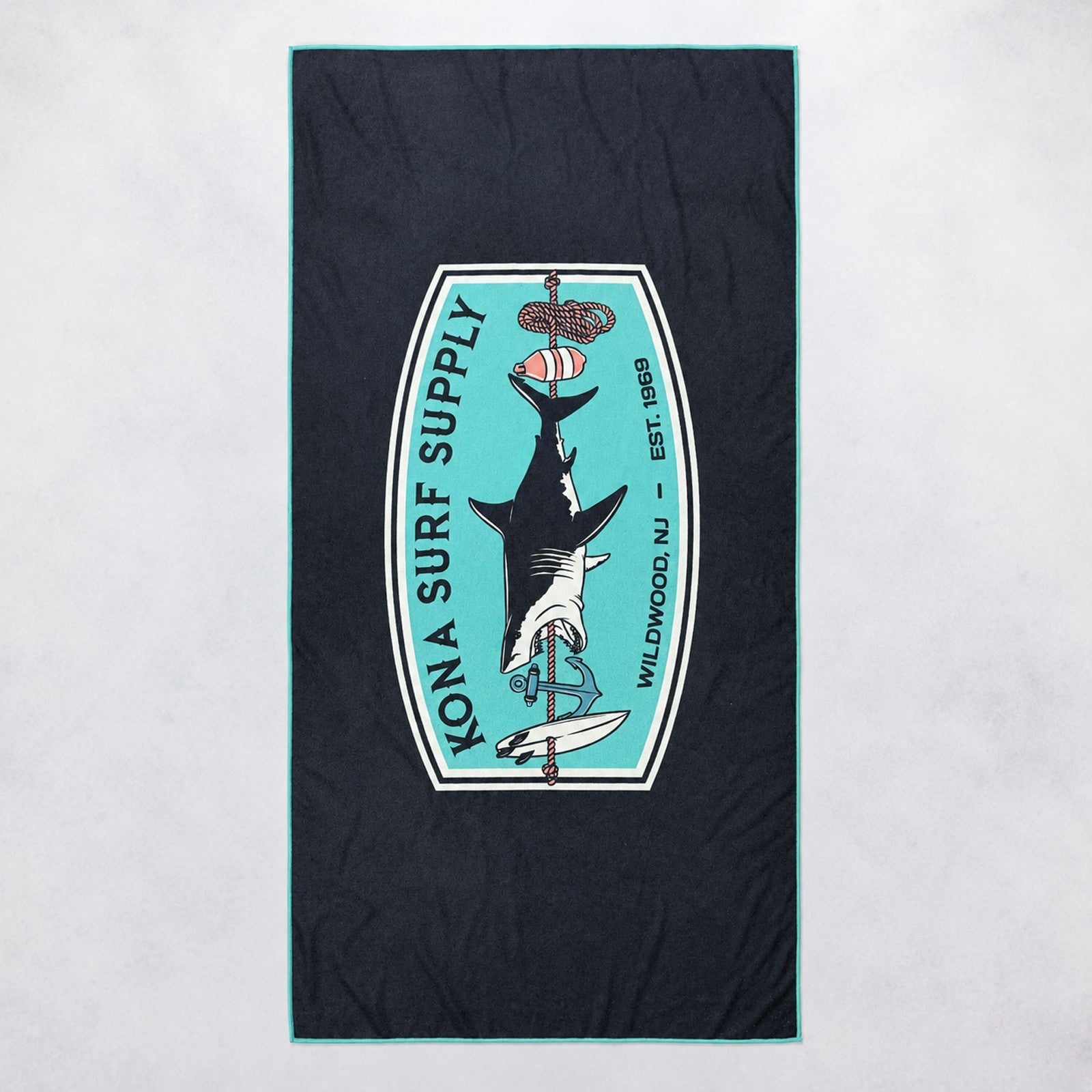 Slowtide x Kona Shark Kabob 2 Beach Towel