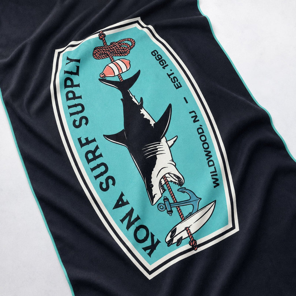 Slowtide x Kona Shark Kabob 2 Beach Towel