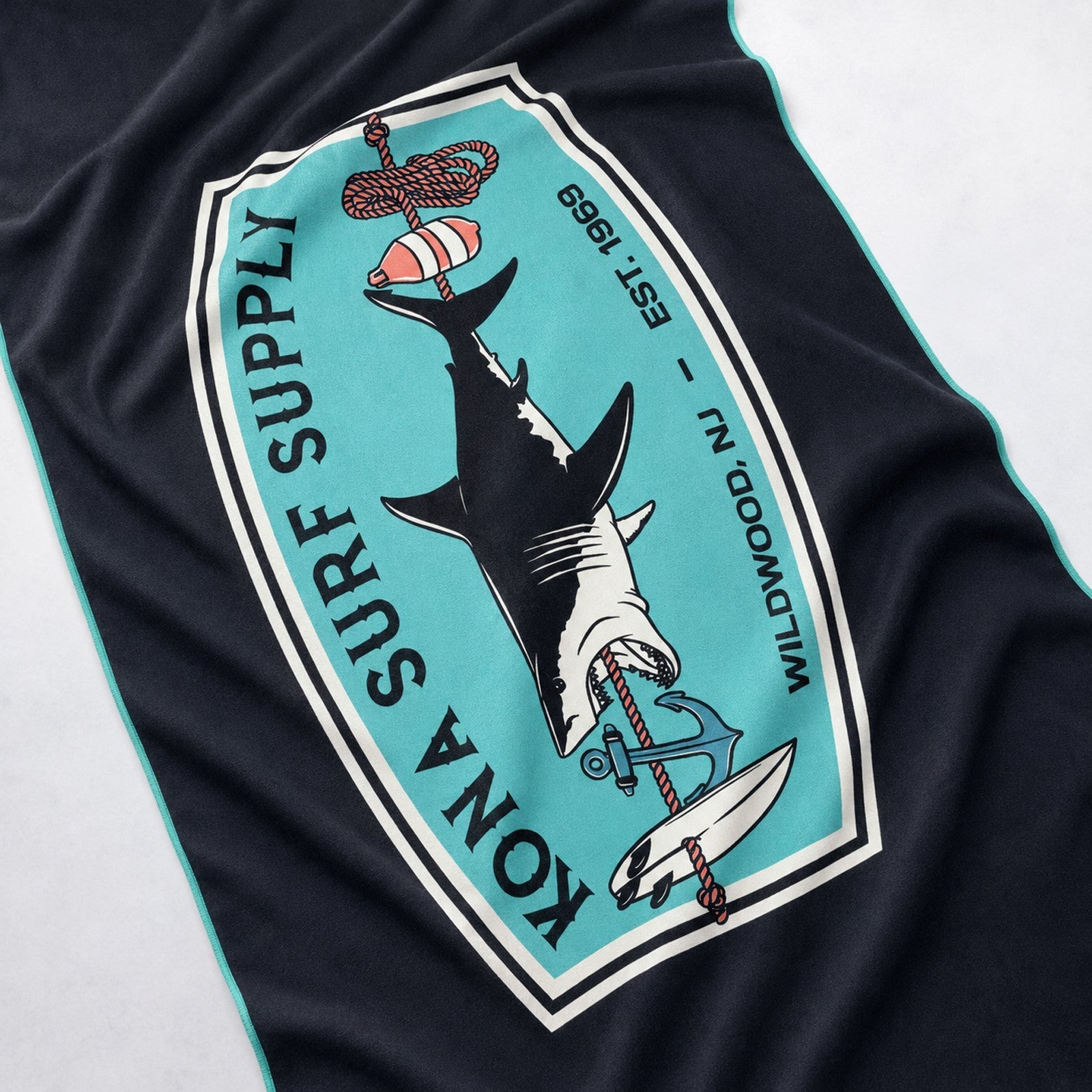 Slowtide x Kona Shark Kabob 2 Beach Towel