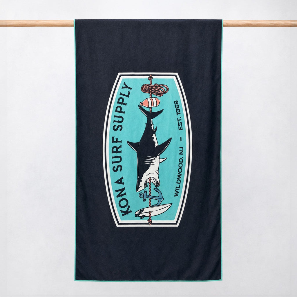 Slowtide x Kona Shark Kabob 2 Beach Towel