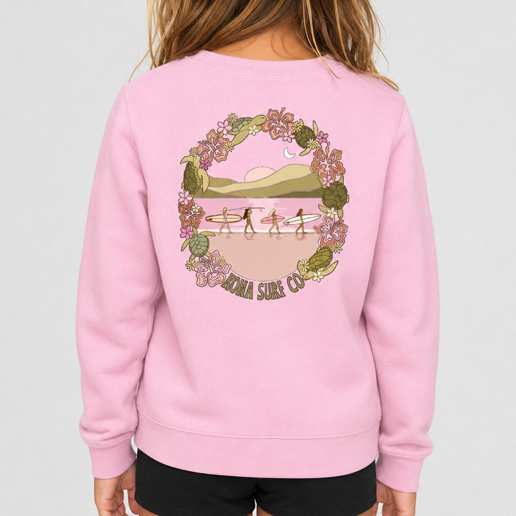 Reef Walk Girls Crew Sweatshirt