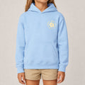 Hibiscus Puff Girls Pullover Hoodie