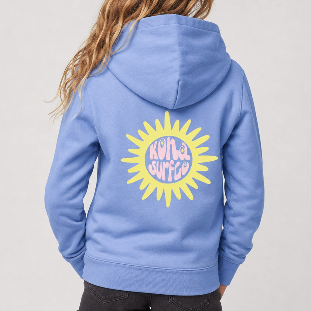 Sun Badge Girls Pullover Hoodie