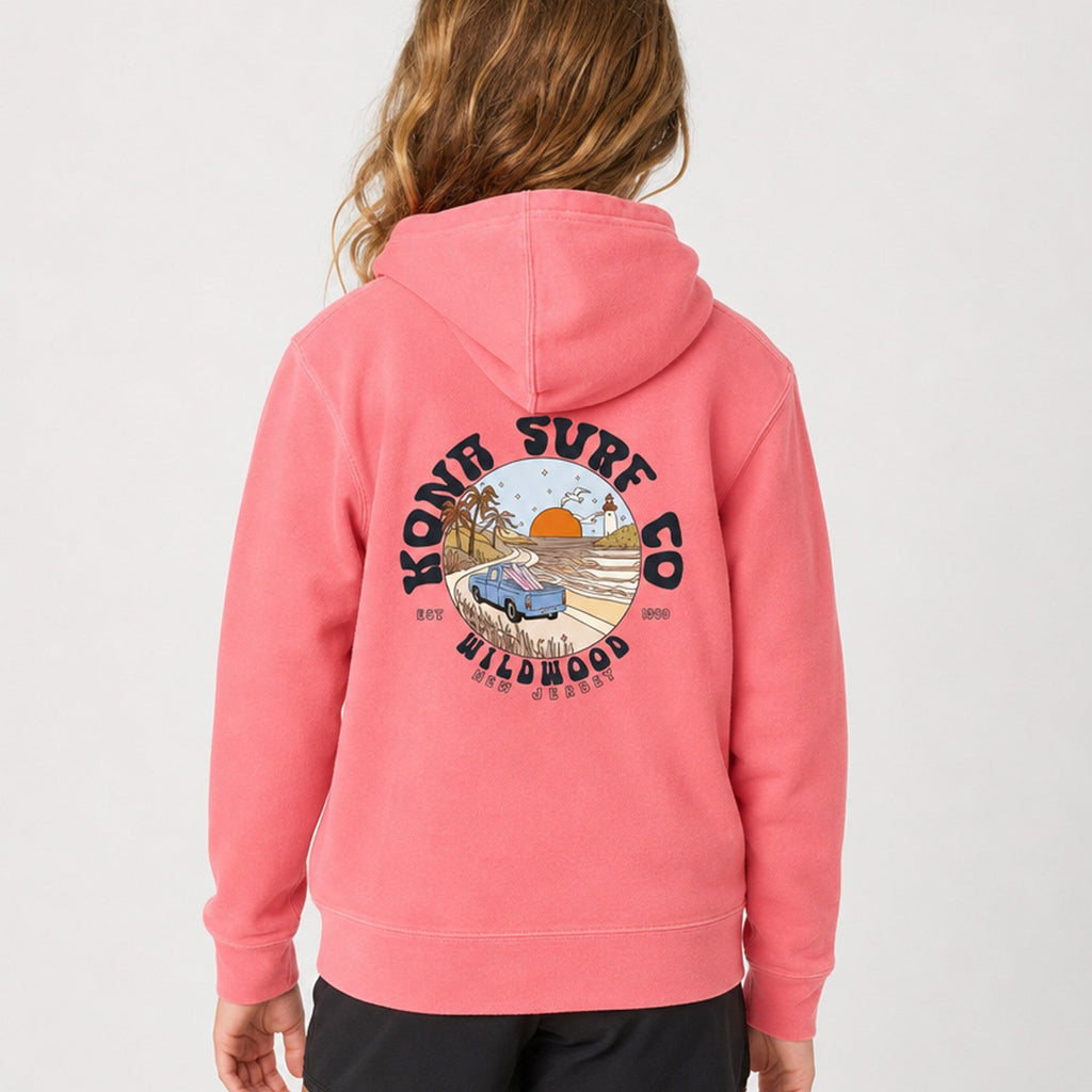 Road to the Beach Girls Pullover Hoodie
