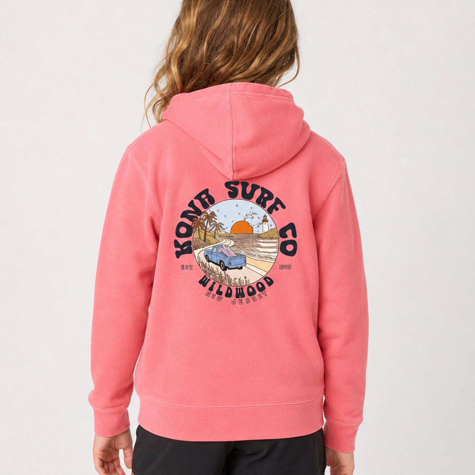 Road to the Beach Girls Pullover Hoodie