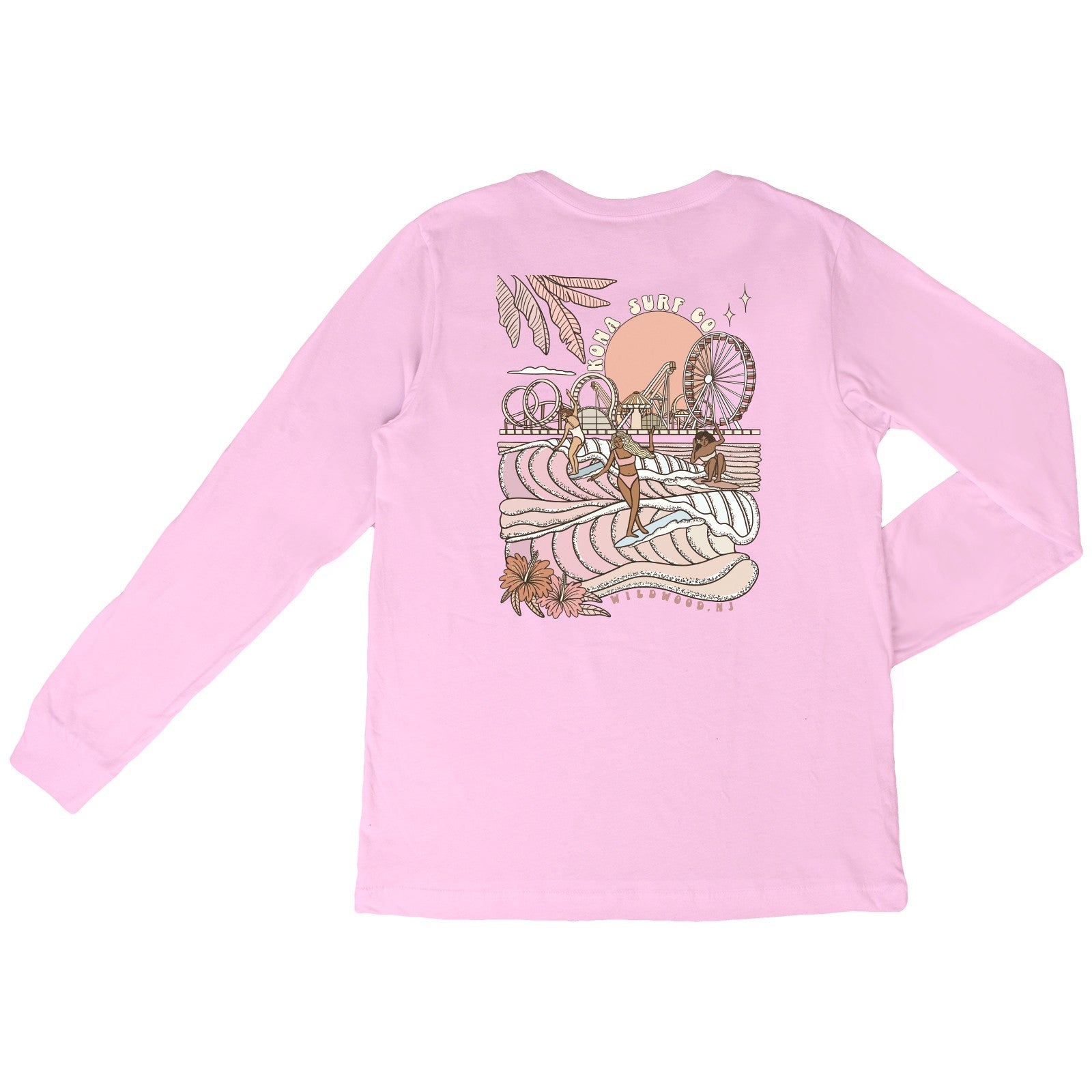 Summer Sunrise Girls Long Sleeve Shirt