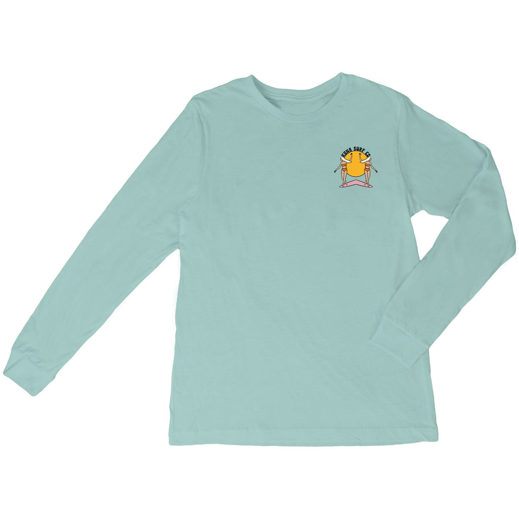 Evening Surfer Girls Long Sleeve Shirt