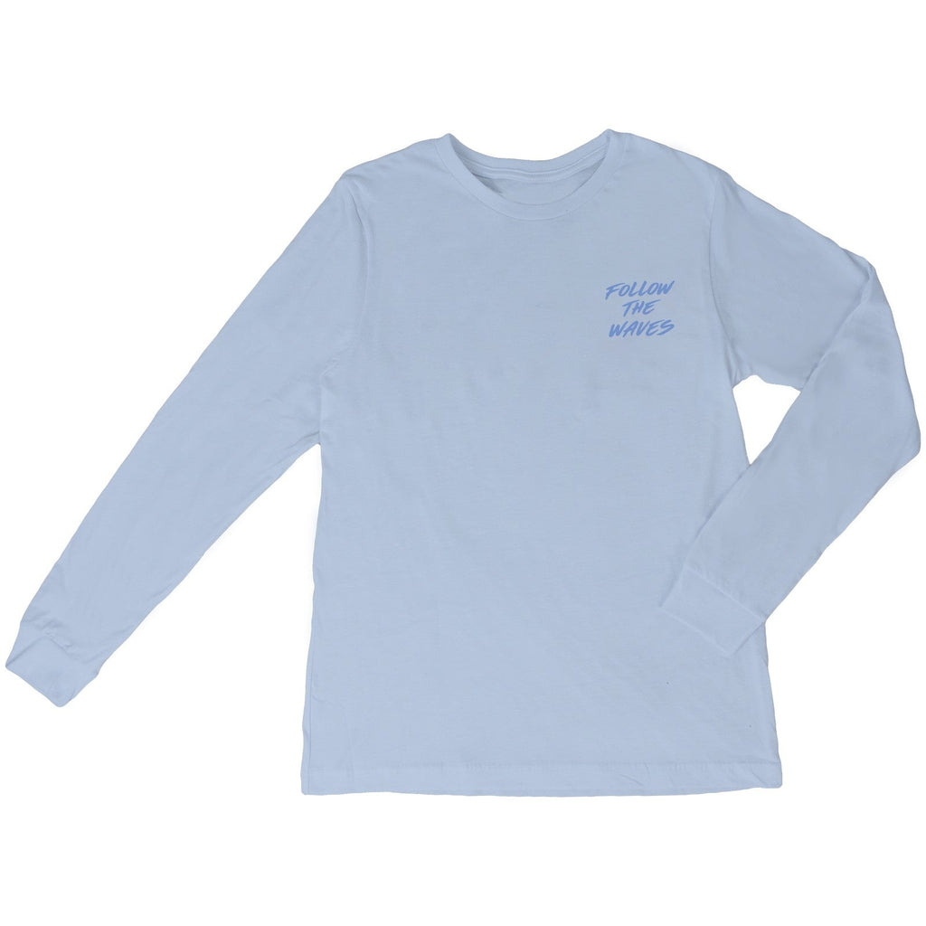 Follow the Waves Brush Girls Long Sleeve Shirt