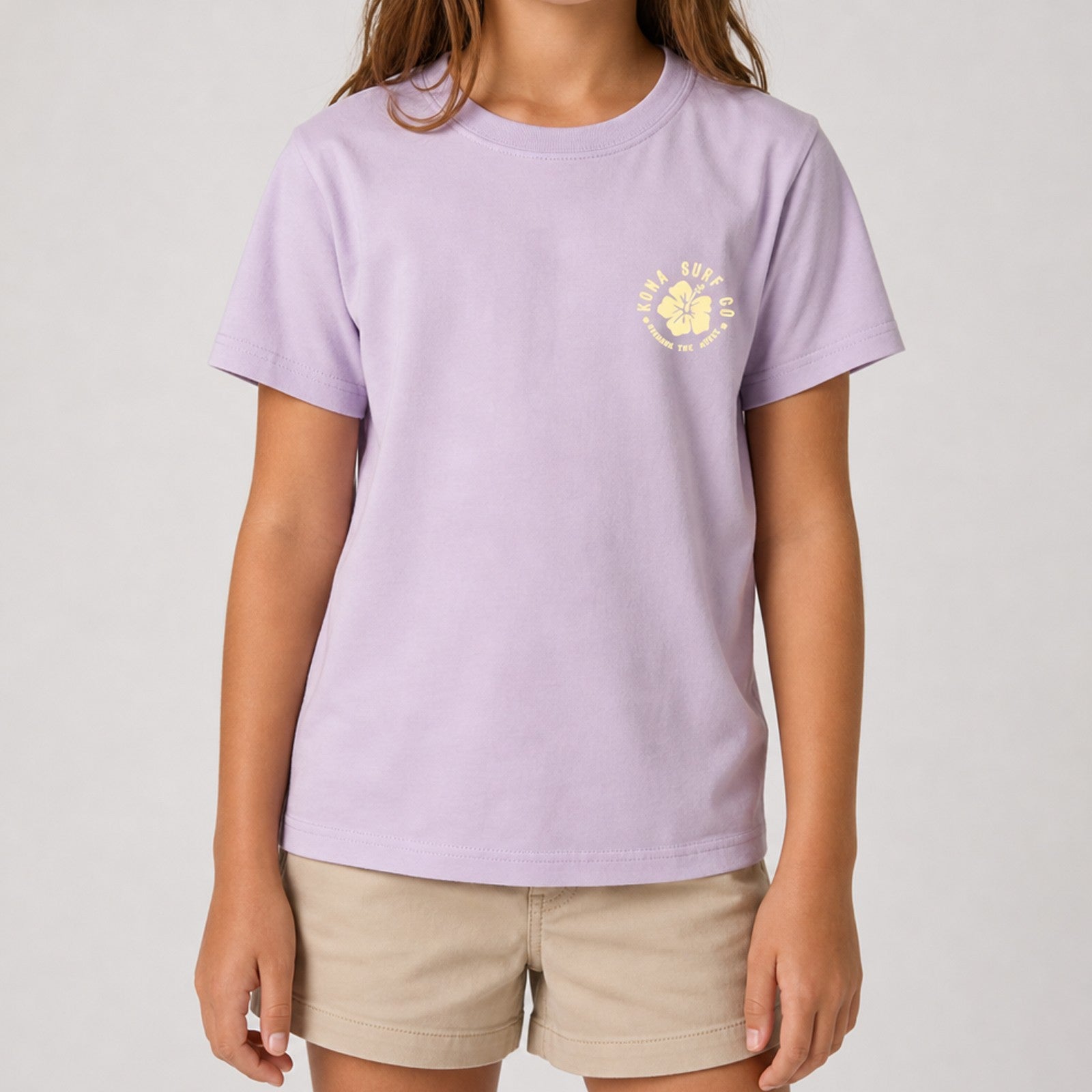 Hibiscus Puff Girls T-Shirt