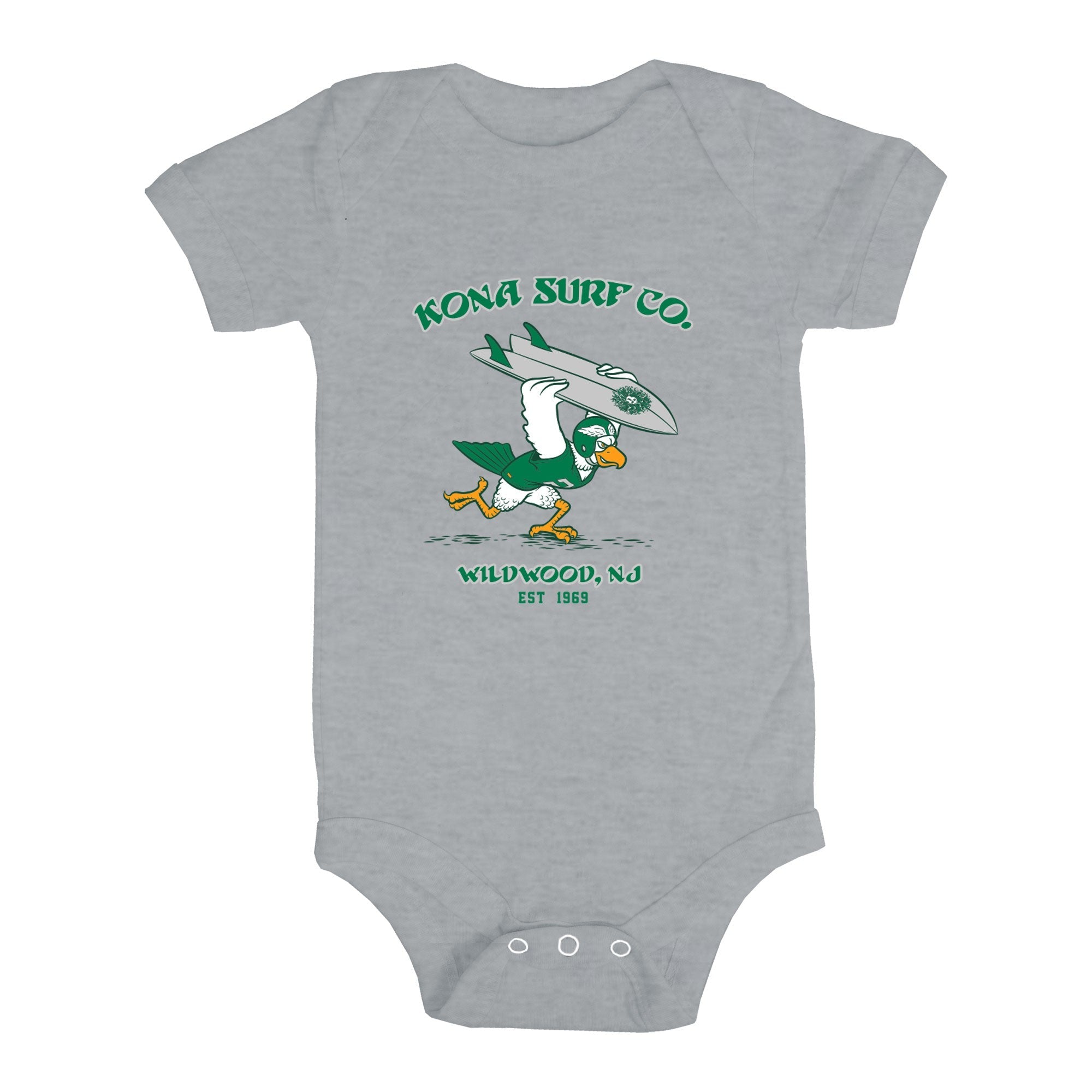 For the Birds Infant Boys Short Sleeve Onesie