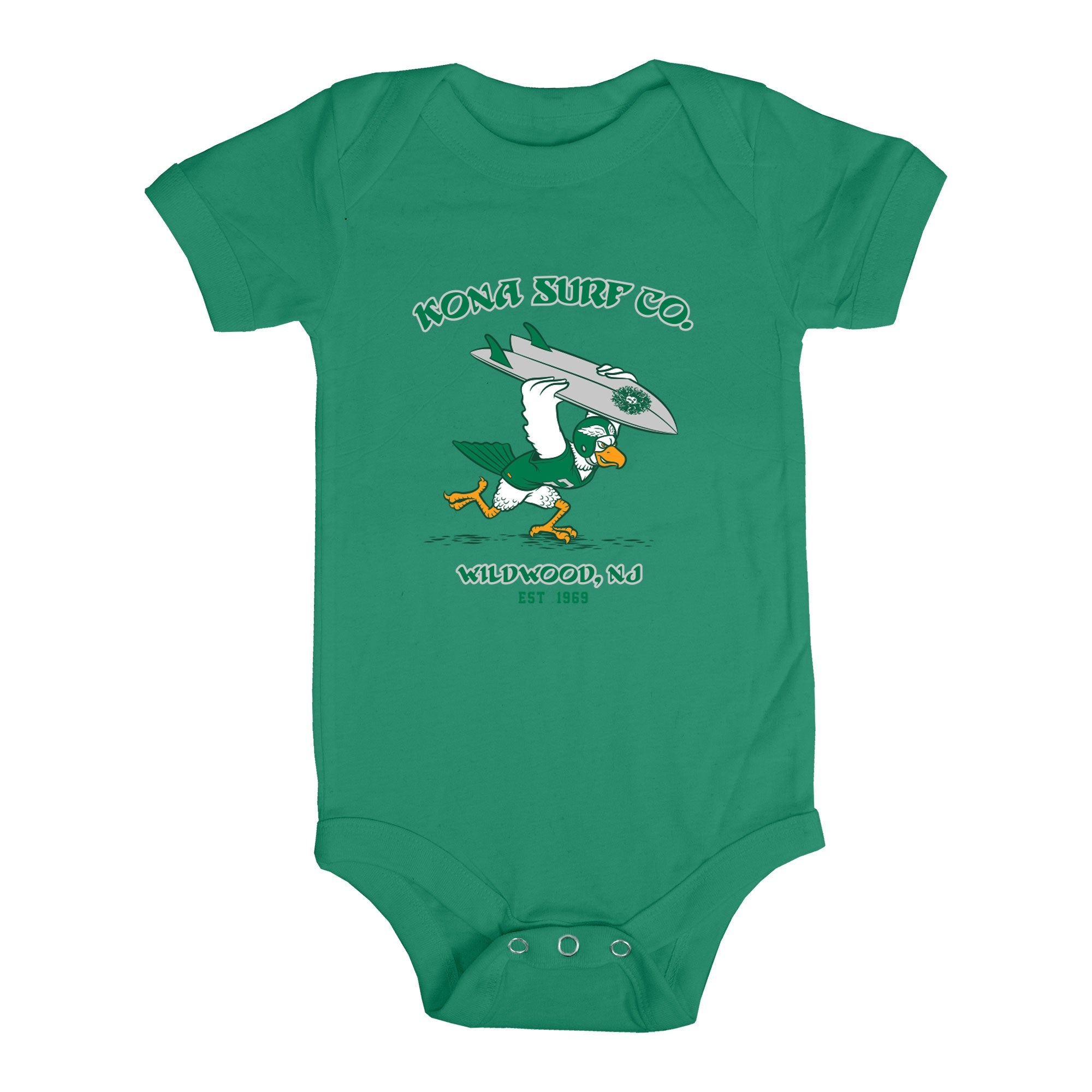 For the Birds Infant Boys Short Sleeve Onesie