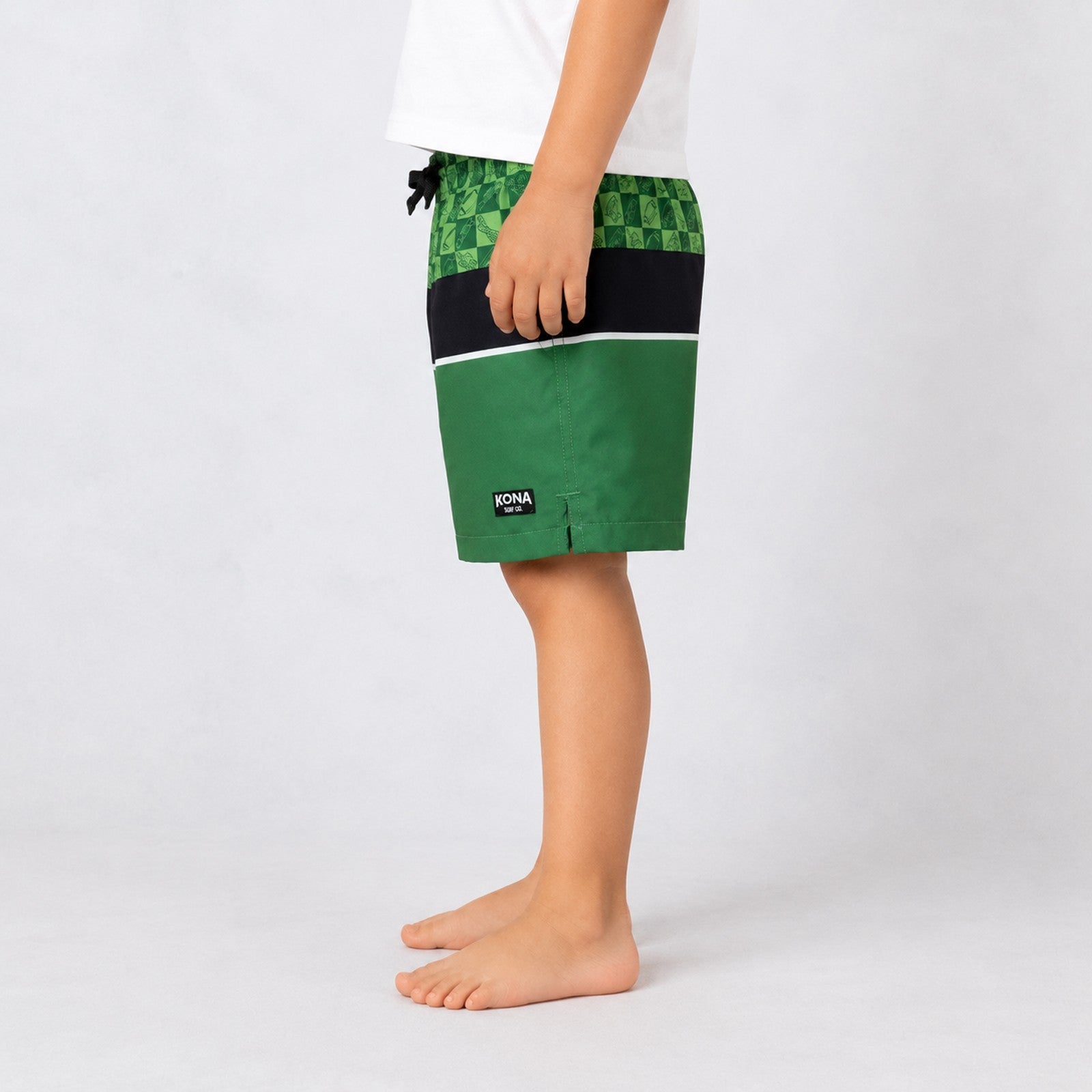 Uncomplicated 13in Toddler Boys Elastic Boardshorts