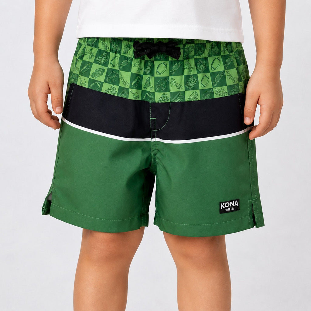 Uncomplicated 13in Toddler Boys Elastic Boardshorts
