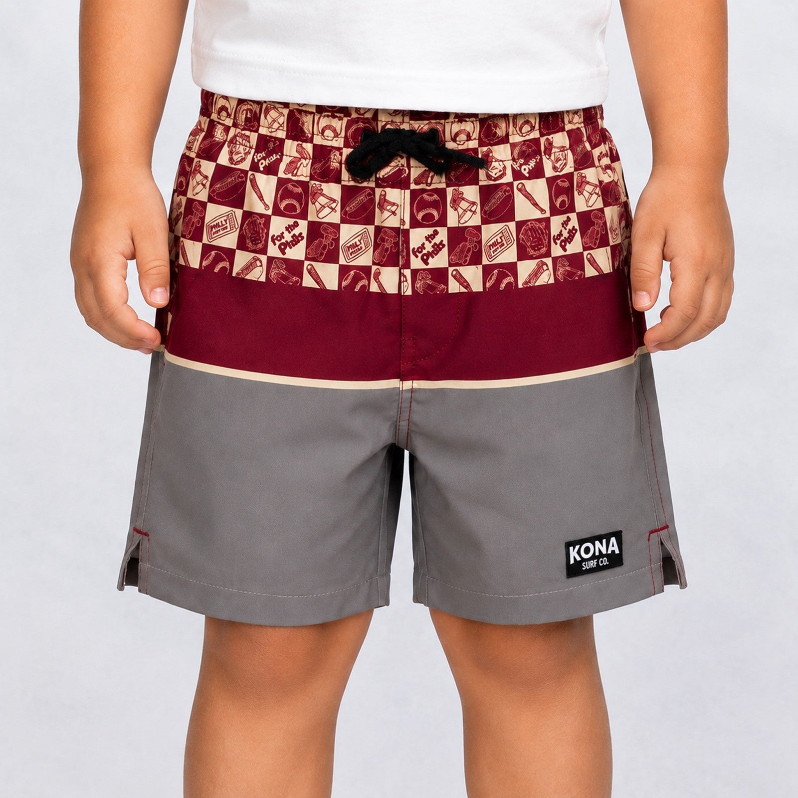 Uncomplicated 13in Toddler Boys Elastic Boardshorts