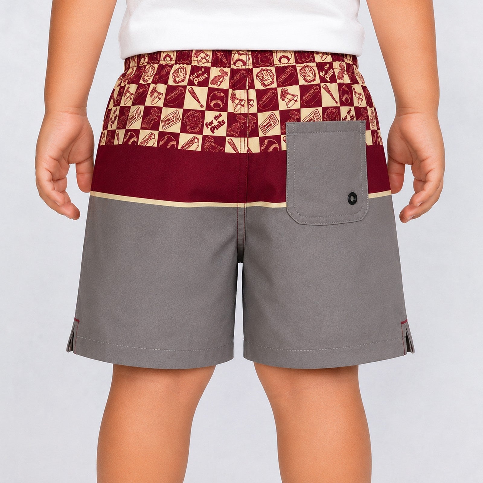 Uncomplicated 13in Toddler Boys Elastic Boardshorts