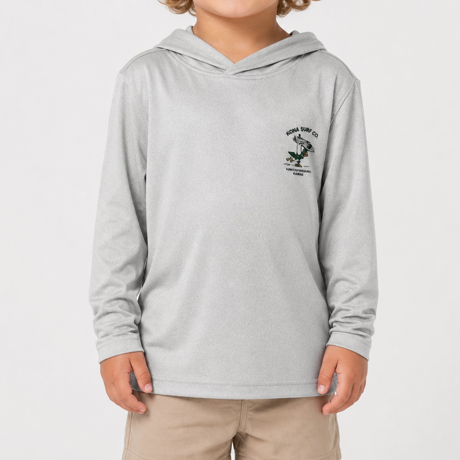 For the Birds Hooded Toddler Boys UV Sun Protection LS Shirt