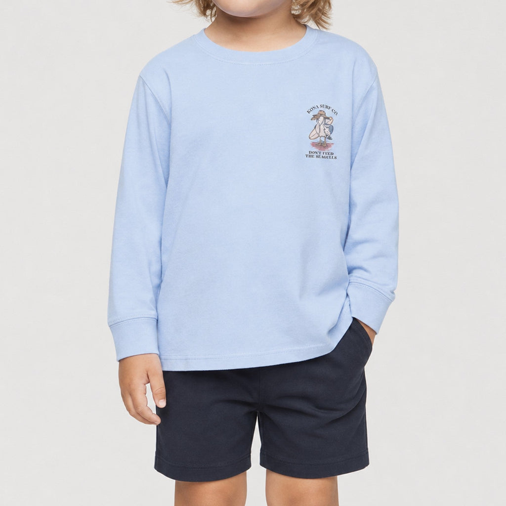 Dont Feed the Seagulls Toddler Boys Long Sleeve Shirt