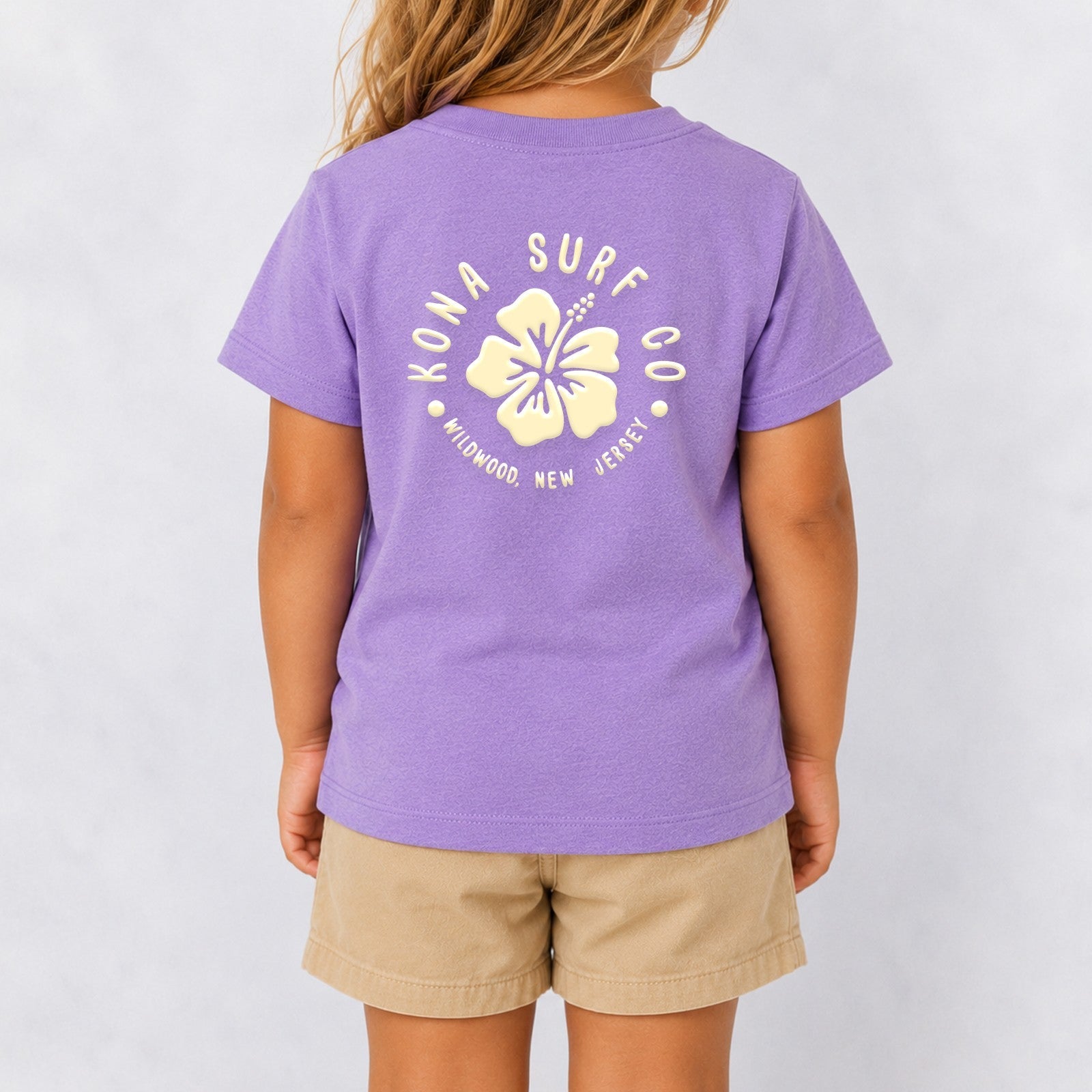 Hibiscus Puff Toddler Girls T-Shirt