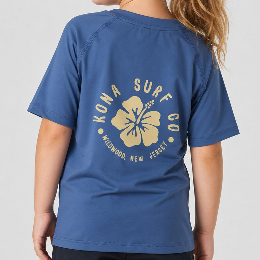 Hibiscus Toddler Girls UV Sun Protection T-Shirt