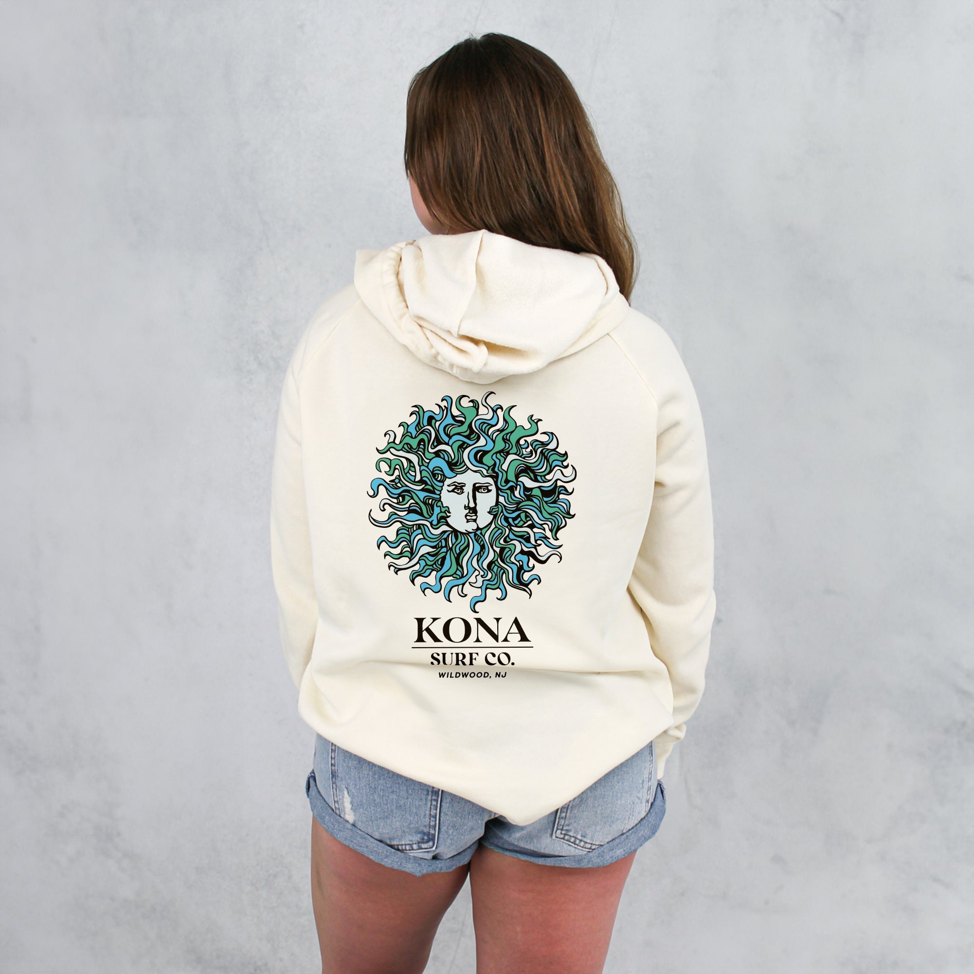 Original Sun Womens Zip Hoodie