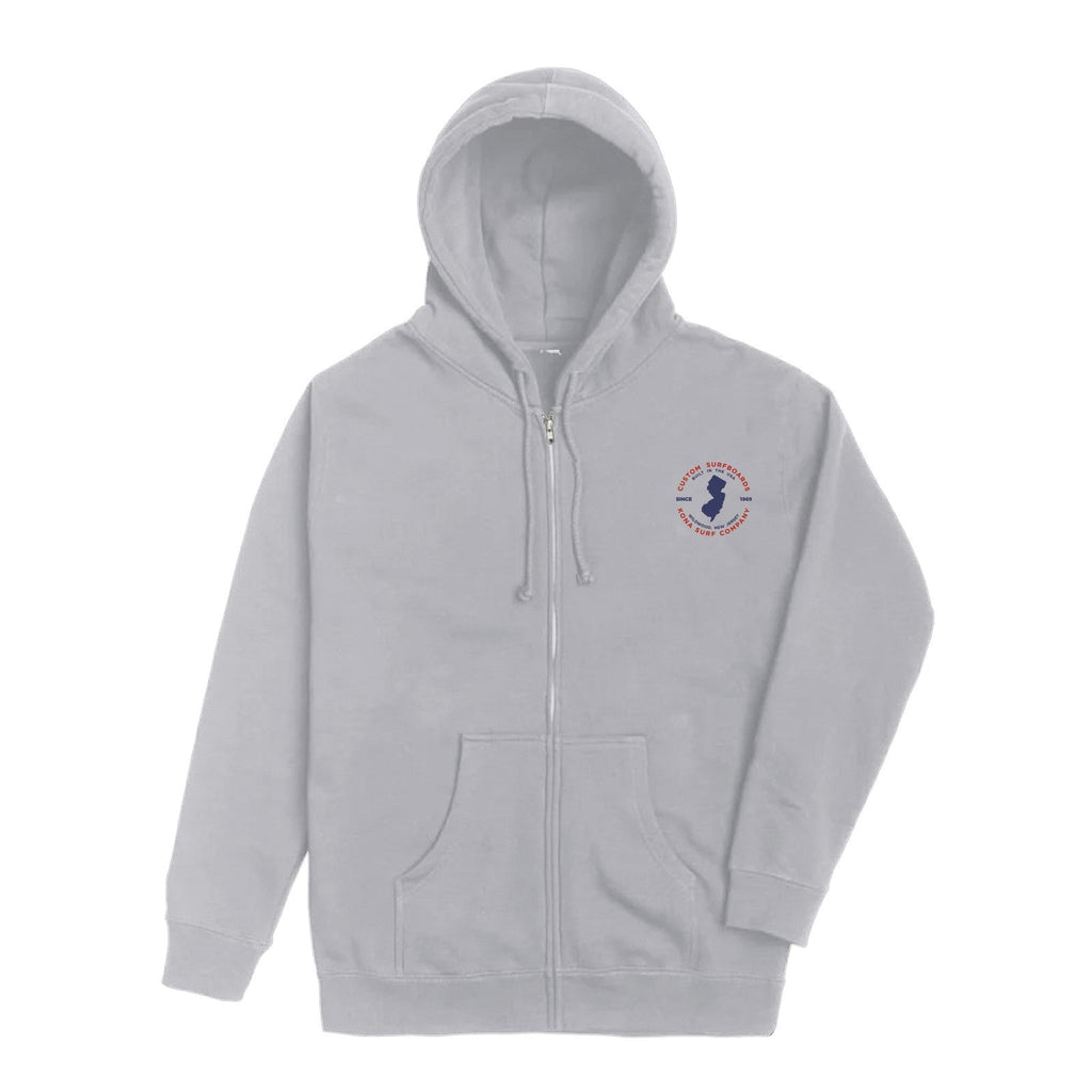 Built in Jersey Mens Zip Hoodie