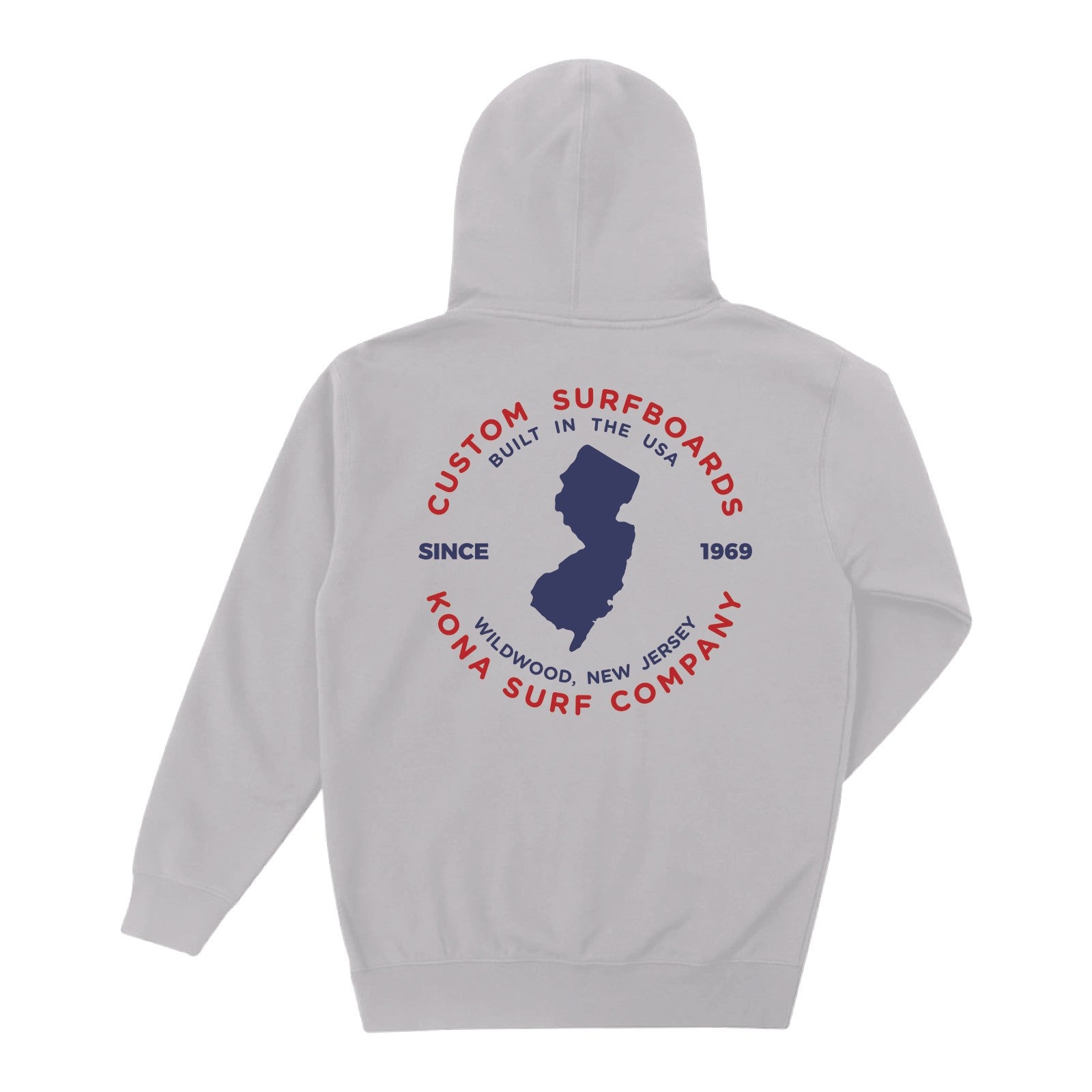 Built in Jersey Mens Zip Hoodie