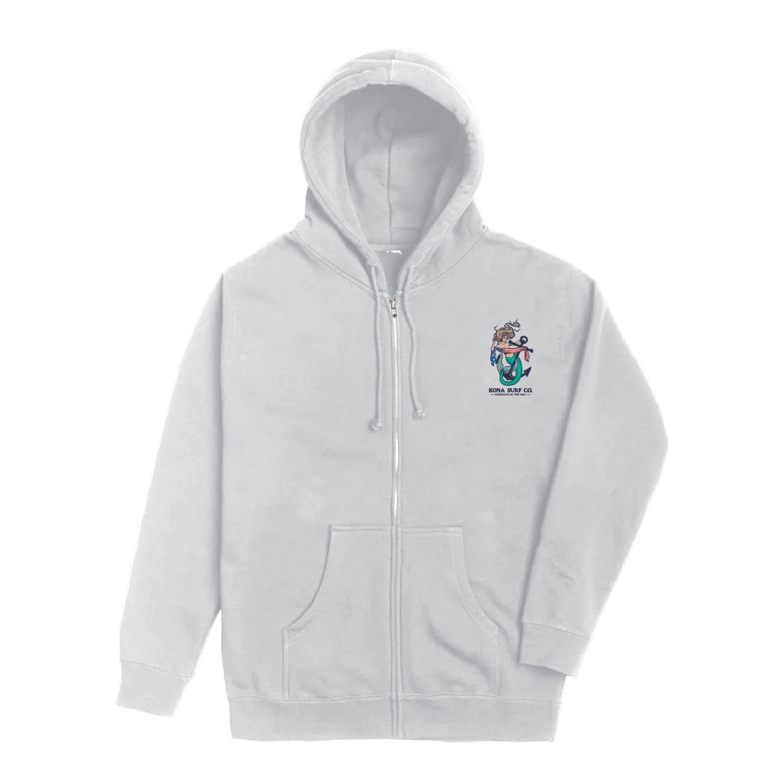 Patriot Mermaid Mens Zip Hoodie