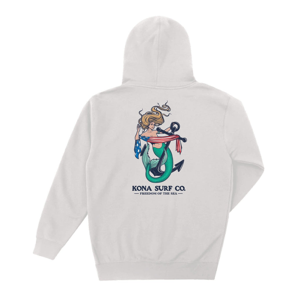 Patriot Mermaid Mens Zip Hoodie