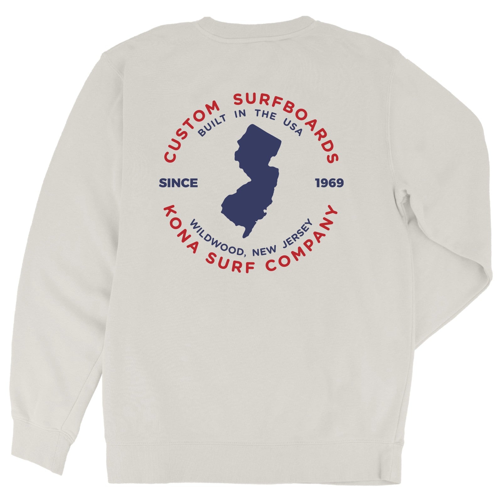 Built in Jersey Mens Crew Sweatshirt