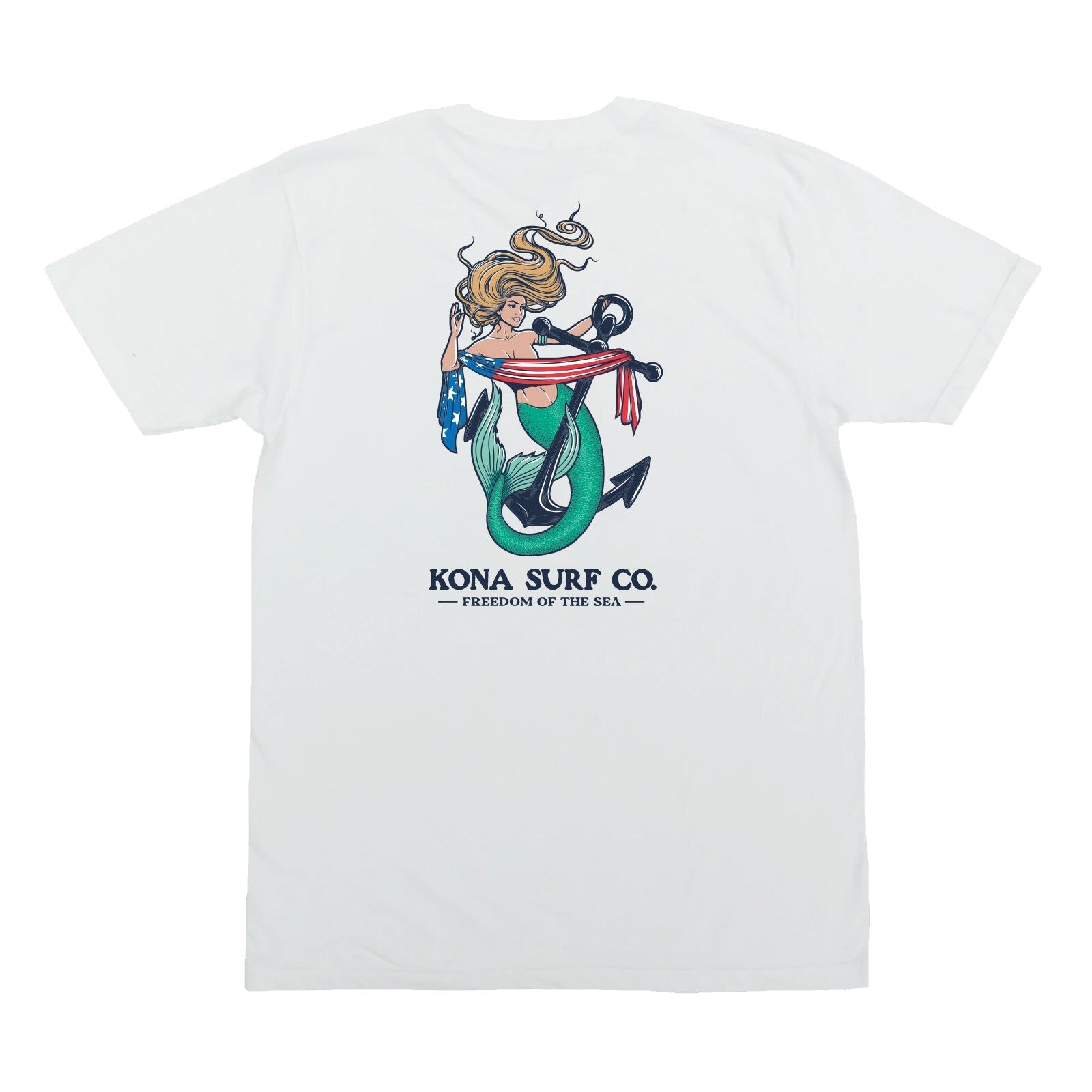Patriot Mermaid Mens T-Shirt