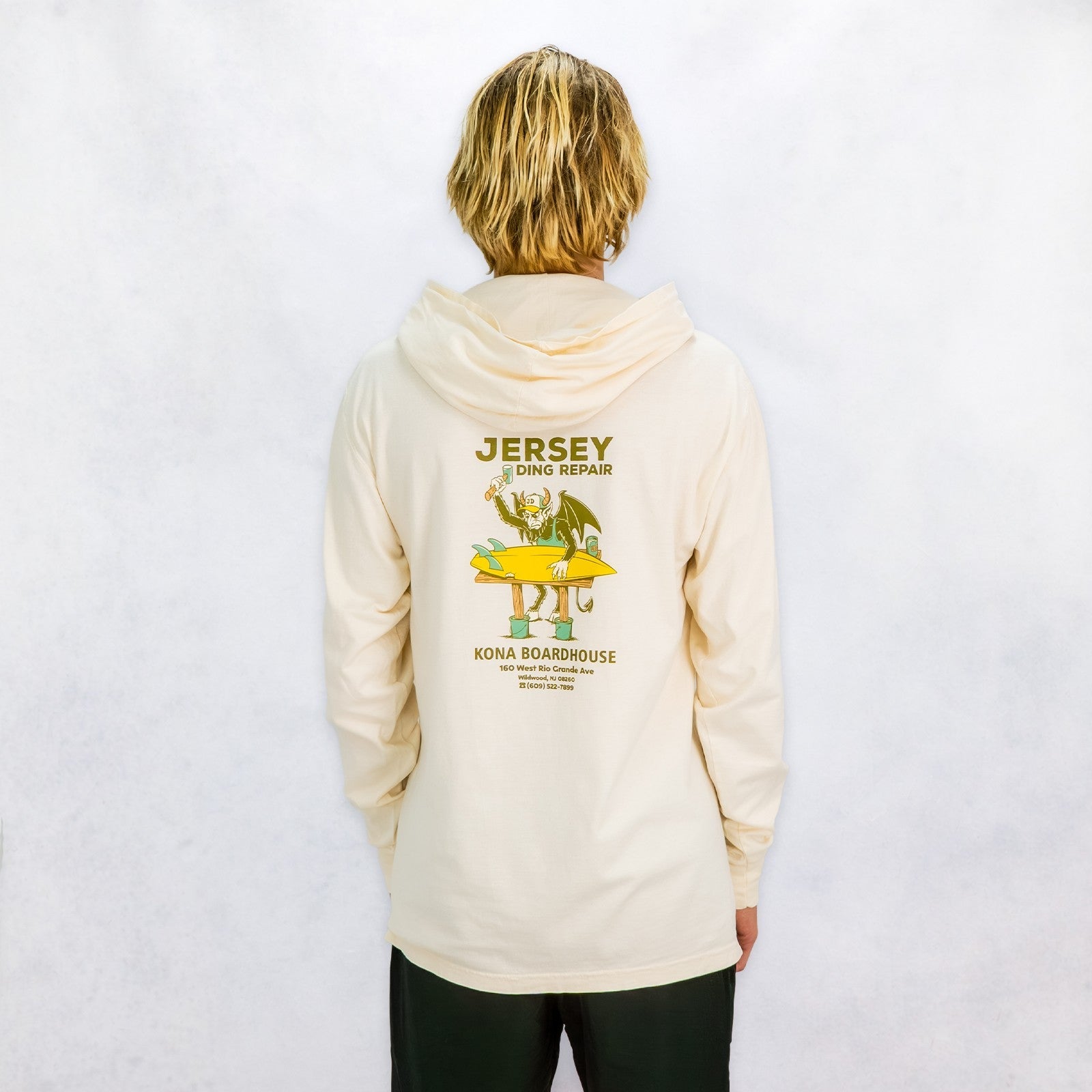 Jersey Ding Repair Mens Light Hoodie