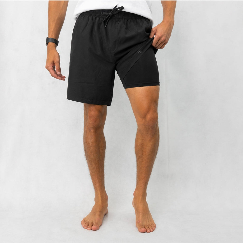 Uncomplicated 17in w/ Liner Mens Elastic Boardshorts
